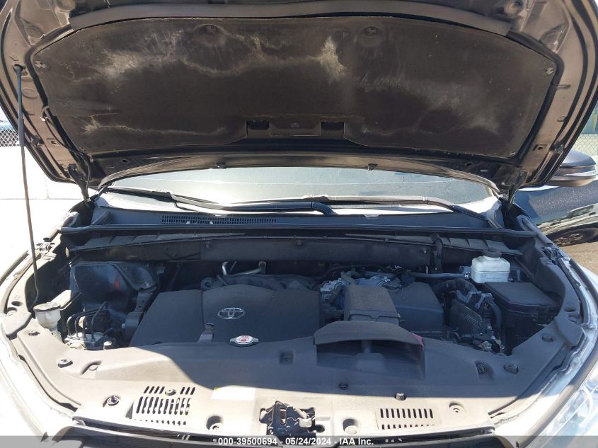 2019 Toyota Highlander Le Plus VIN: 5TDZZRFH2KS347019 Lot: 39500694