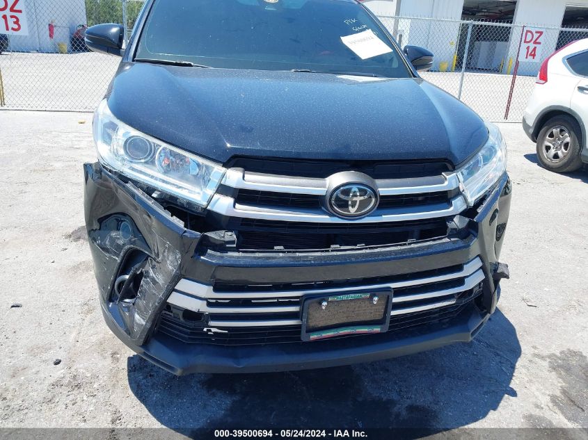 2019 Toyota Highlander Le Plus VIN: 5TDZZRFH2KS347019 Lot: 39500694