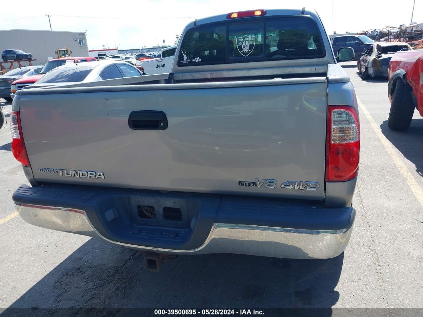 2005 Toyota Tundra Sr5 V8 VIN: 5TBBT441855470610 Lot: 39500695