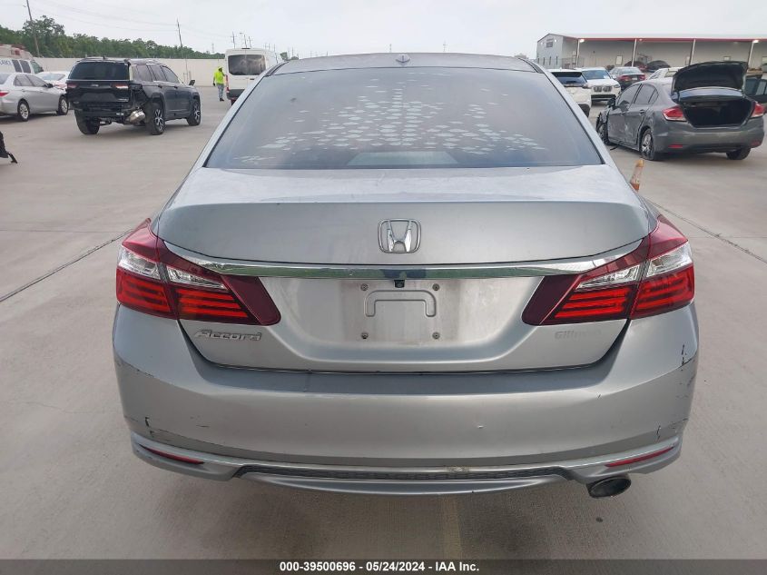 2016 Honda Accord Ex VIN: 1HGCR2F72GA152967 Lot: 39500696