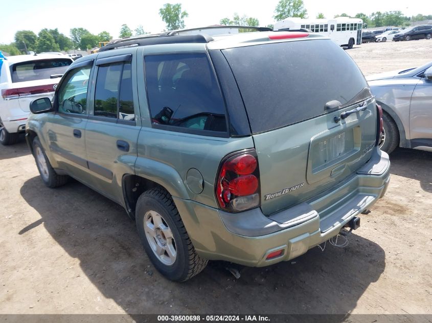 2003 Chevrolet Trailblazer Ls VIN: 1GNDT13S132286050 Lot: 39500698