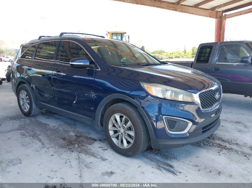 2016 Kia Sorento 2.4L Lx VIN: 5XYPG4A30GG095044 Lot: 39500700