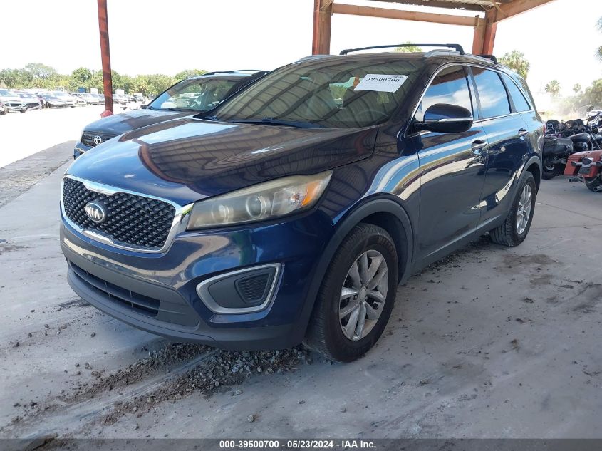 2016 Kia Sorento 2.4L Lx VIN: 5XYPG4A30GG095044 Lot: 39500700