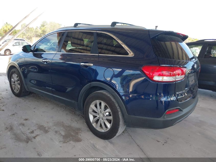 2016 Kia Sorento 2.4L Lx VIN: 5XYPG4A30GG095044 Lot: 39500700