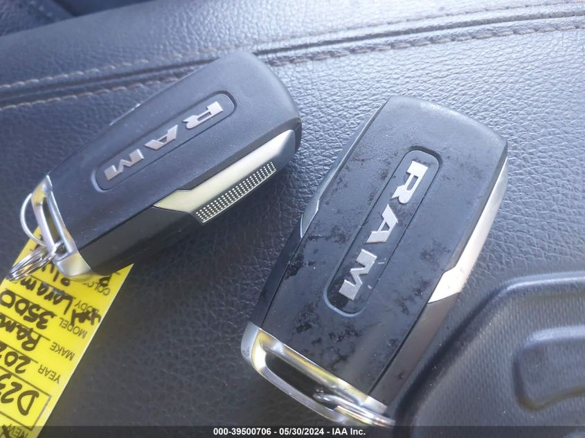 2023 Ram 3500 Laramie 4X4 8' Box VIN: 3C63RRJL9PG578854 Lot: 39500706