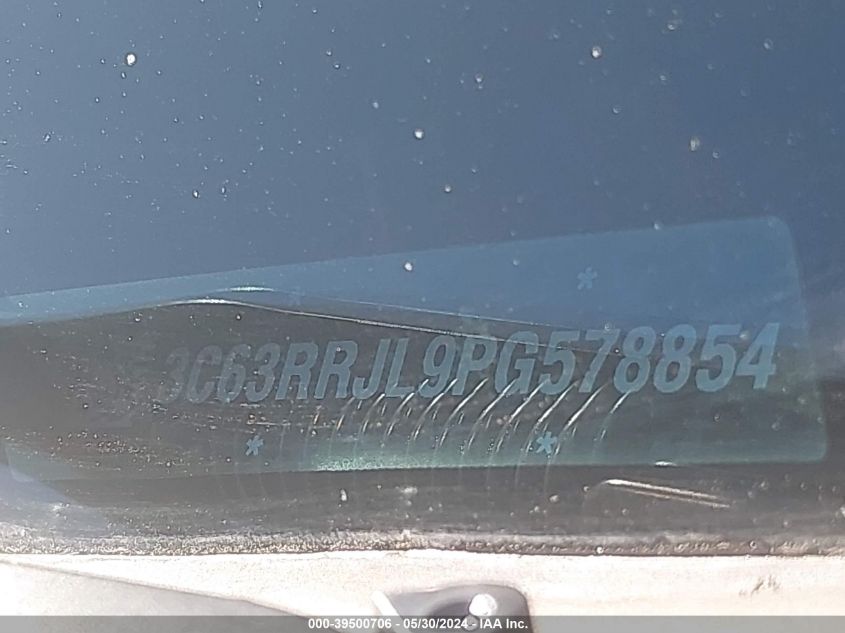 2023 Ram 3500 Laramie 4X4 8' Box VIN: 3C63RRJL9PG578854 Lot: 39500706