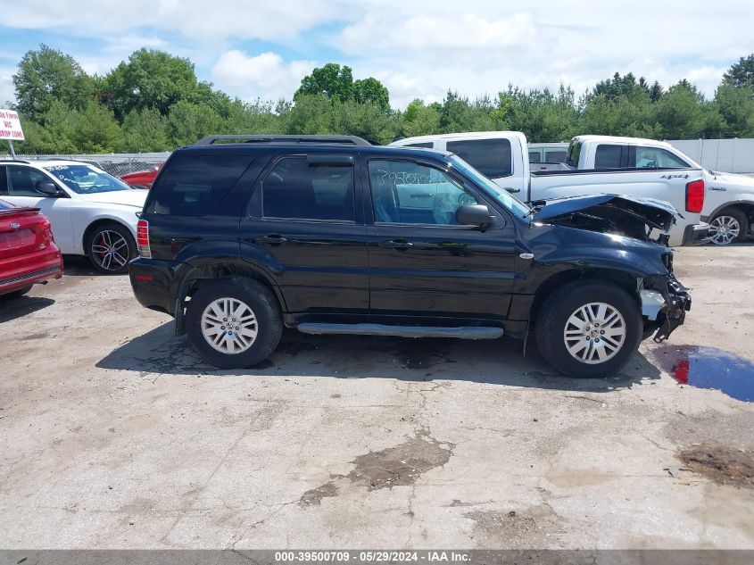 2006 Mercury Mariner Luxury/Premier VIN: 4M2YU57166DJ07505 Lot: 39500709