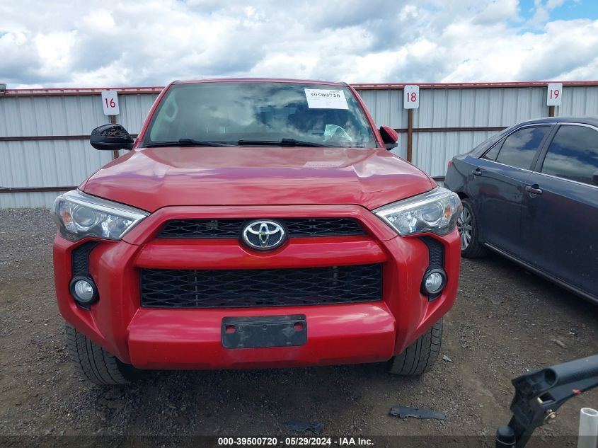 2018 Toyota 4Runner Sr5 VIN: JTEBU5JR9J5507034 Lot: 39500720