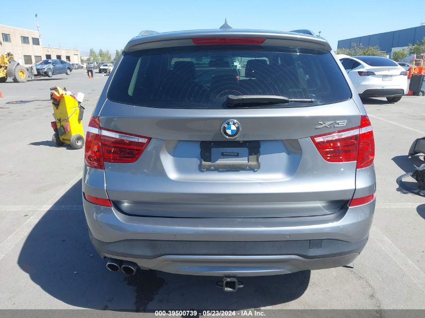 2017 BMW X3 xDrive28I VIN: 5UXWX9C56H0T01268 Lot: 39500739