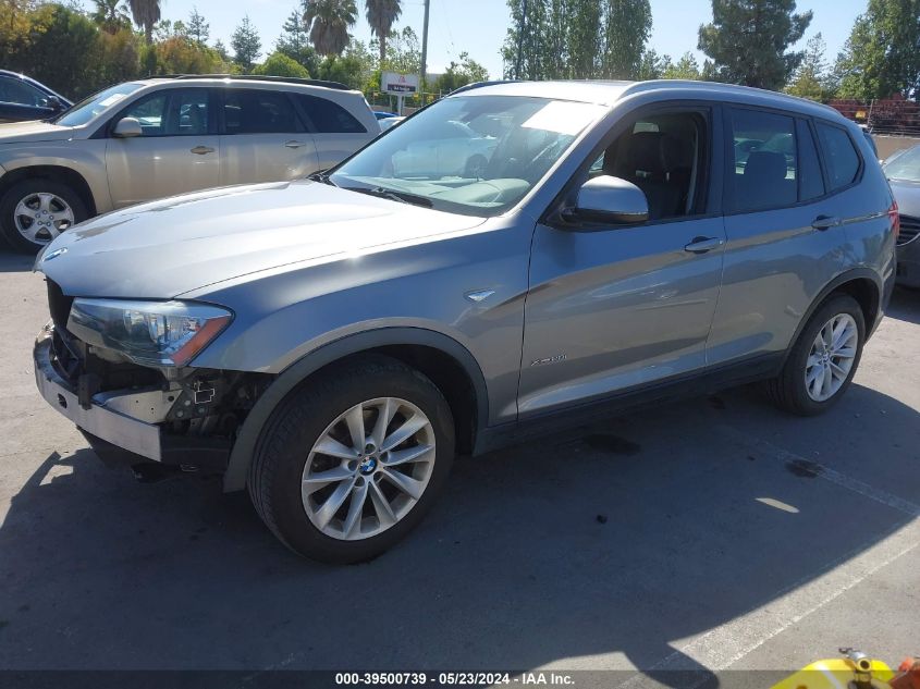 2017 BMW X3 xDrive28I VIN: 5UXWX9C56H0T01268 Lot: 39500739