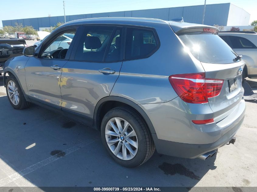 2017 BMW X3 xDrive28I VIN: 5UXWX9C56H0T01268 Lot: 39500739