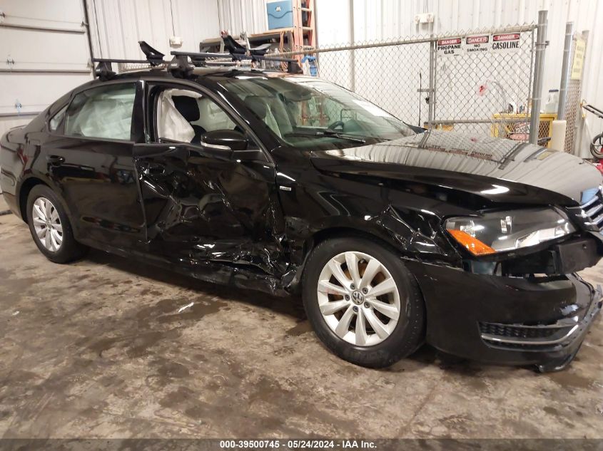 2014 Volkswagen Passat 2.5L S/2.5L Wolfsburg Edition VIN: 1VWAH7A38EC021437 Lot: 39500745