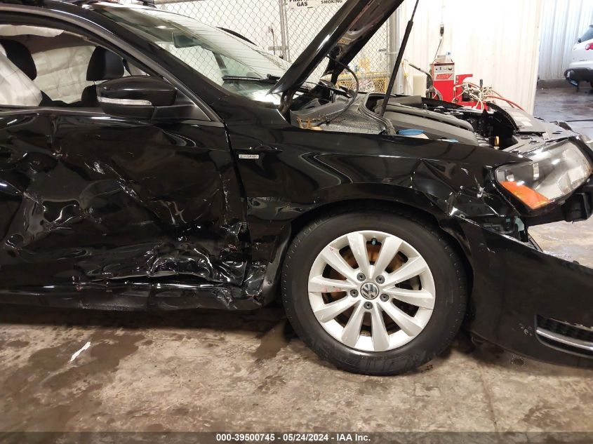 2014 Volkswagen Passat 2.5L S/2.5L Wolfsburg Edition VIN: 1VWAH7A38EC021437 Lot: 39500745