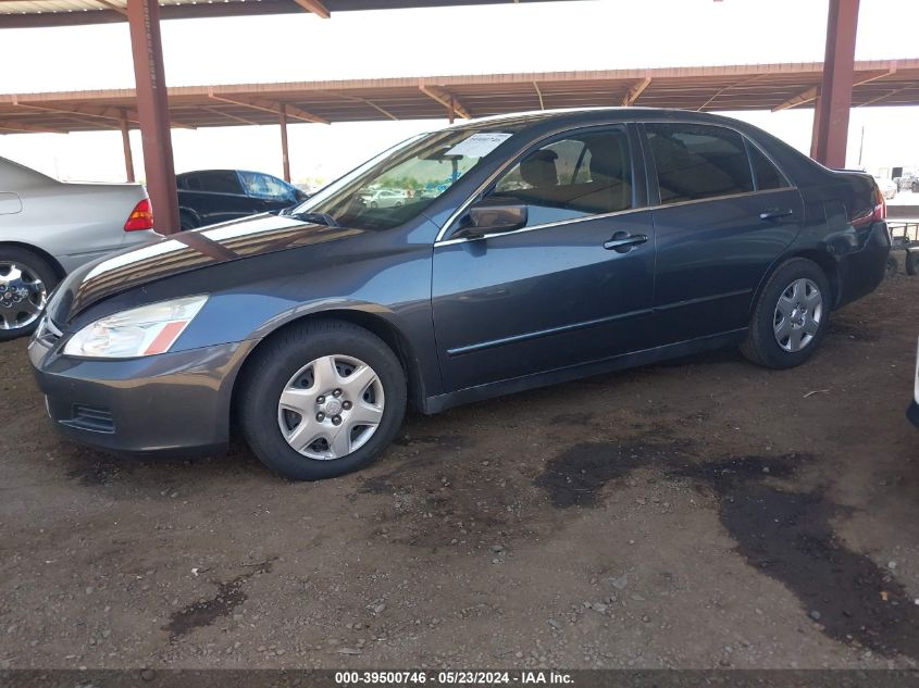 2007 Honda Accord 2.4 Lx VIN: 1HGCM56487A222400 Lot: 39500746