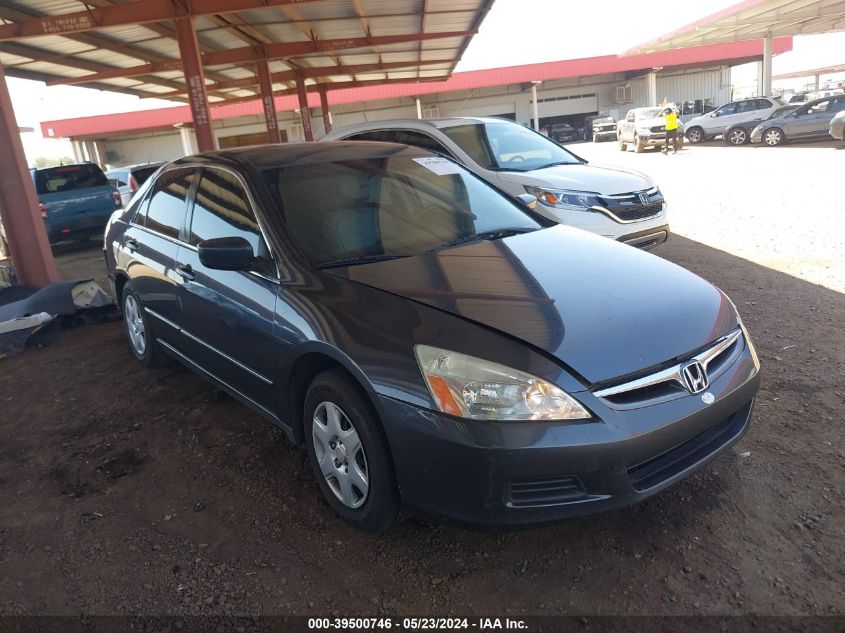 2007 Honda Accord 2.4 Lx VIN: 1HGCM56487A222400 Lot: 39500746