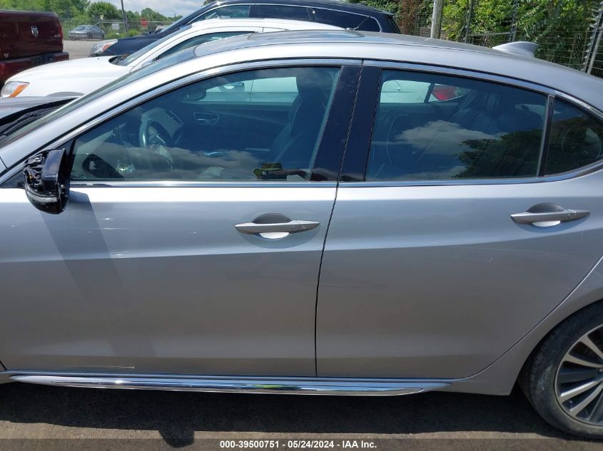 2018 Acura Tlx Advance Pkg VIN: 19UUB2F74JA000740 Lot: 39500751