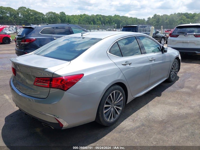 2018 Acura Tlx Advance Pkg VIN: 19UUB2F74JA000740 Lot: 39500751