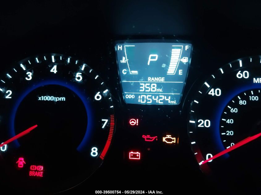 2014 Hyundai Accent Gls VIN: KMHCT4AE8EU609273 Lot: 39500754