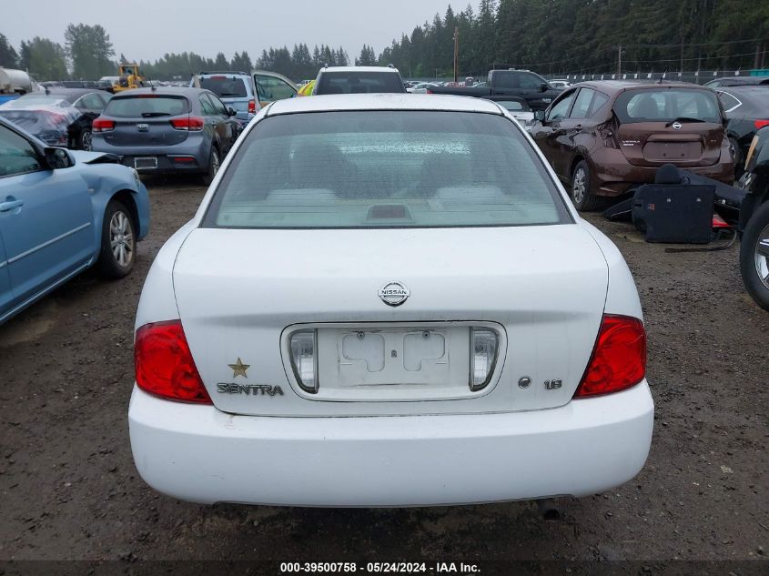 2005 Nissan Sentra 1.8 VIN: 3N1CB51D35L493269 Lot: 39500758