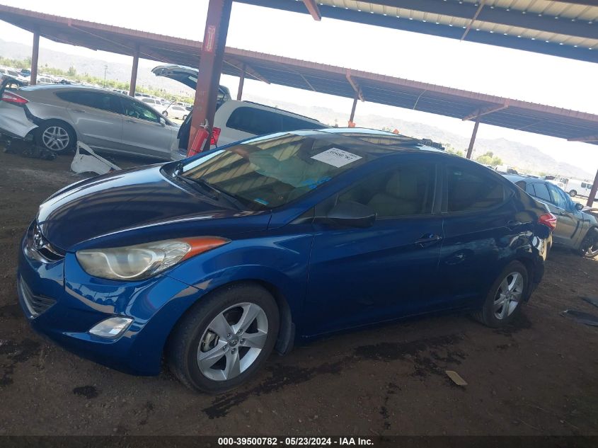 2013 Hyundai Elantra Gls VIN: KMHDH4AE5DU950909 Lot: 39500782