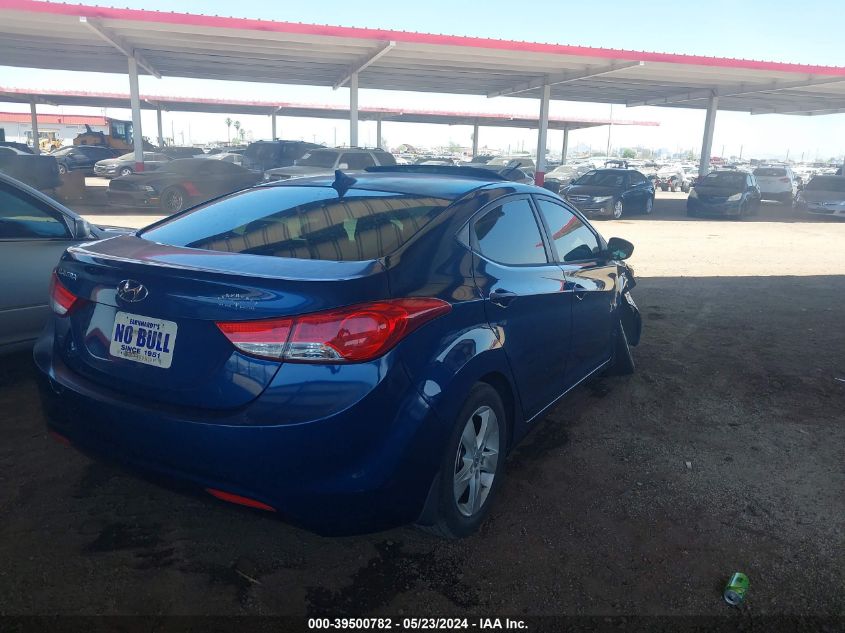 2013 Hyundai Elantra Gls VIN: KMHDH4AE5DU950909 Lot: 39500782