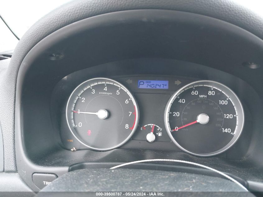 2010 Hyundai Accent Gs VIN: KMHCM3AC0AU153642 Lot: 39500787