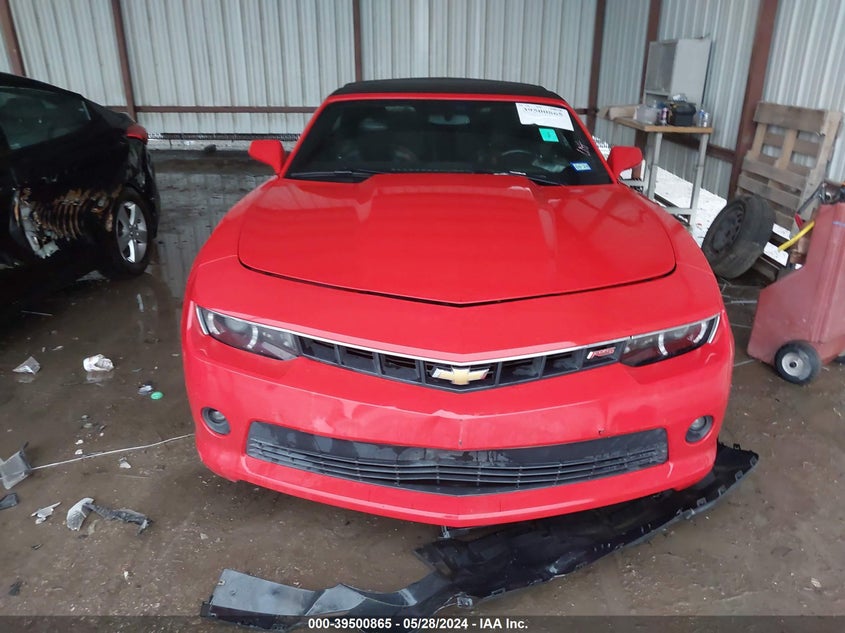 2015 Chevrolet Camaro 2Lt VIN: 2G1FF3D38F9228558 Lot: 39500865
