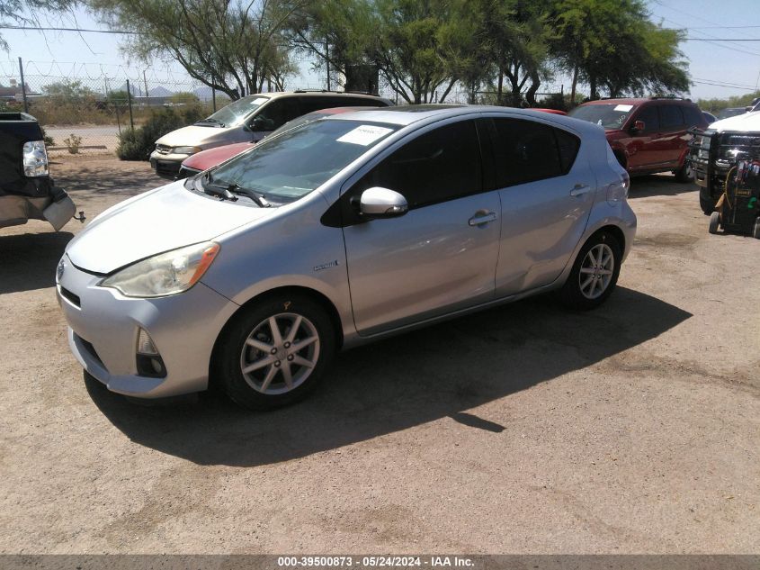 2012 Toyota Prius C VIN: JTDKDTB34C1029408 Lot: 39500873