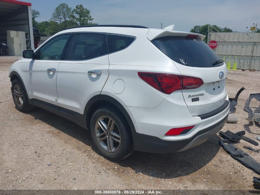 2017 Hyundai Santa Fe Sport 2.4L VIN: 5NMZU3LB5HH025319 Lot: 39500876