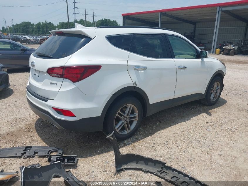 2017 Hyundai Santa Fe Sport 2.4L VIN: 5NMZU3LB5HH025319 Lot: 39500876