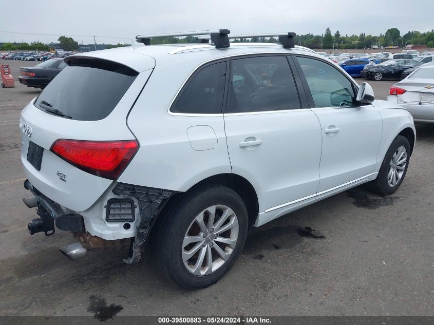 2014 Audi Q5 2.0T Premium VIN: WA1LFAFP2EA081326 Lot: 39500883