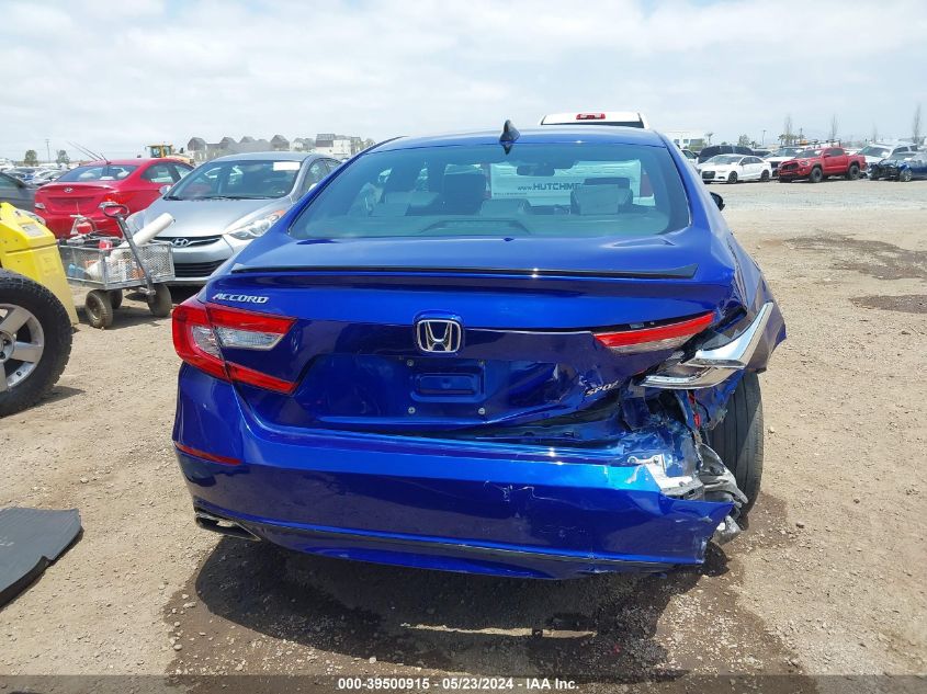 2021 Honda Accord Sport VIN: 1HGCV1F3XMA049732 Lot: 39500915