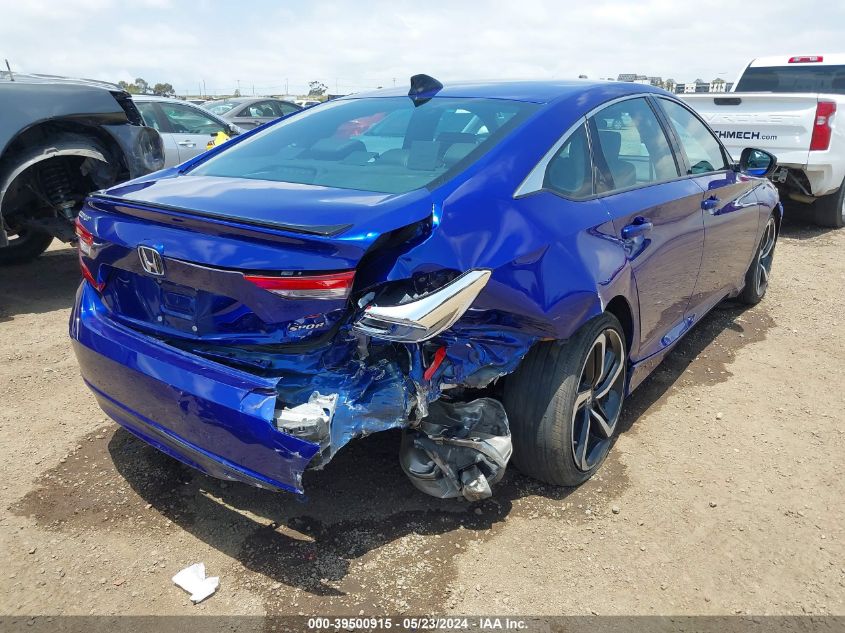 2021 Honda Accord Sport VIN: 1HGCV1F3XMA049732 Lot: 39500915