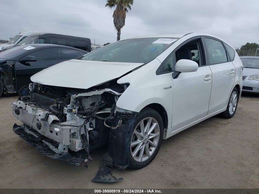 2013 Toyota Prius V Five VIN: JTDZN3EU3D3196316 Lot: 39500919