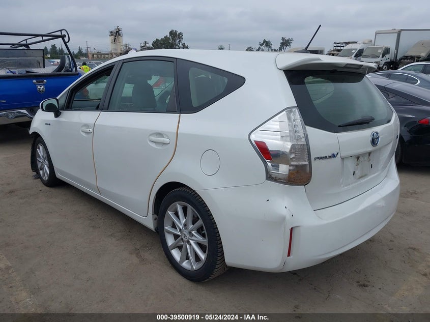 2013 Toyota Prius V Five VIN: JTDZN3EU3D3196316 Lot: 39500919