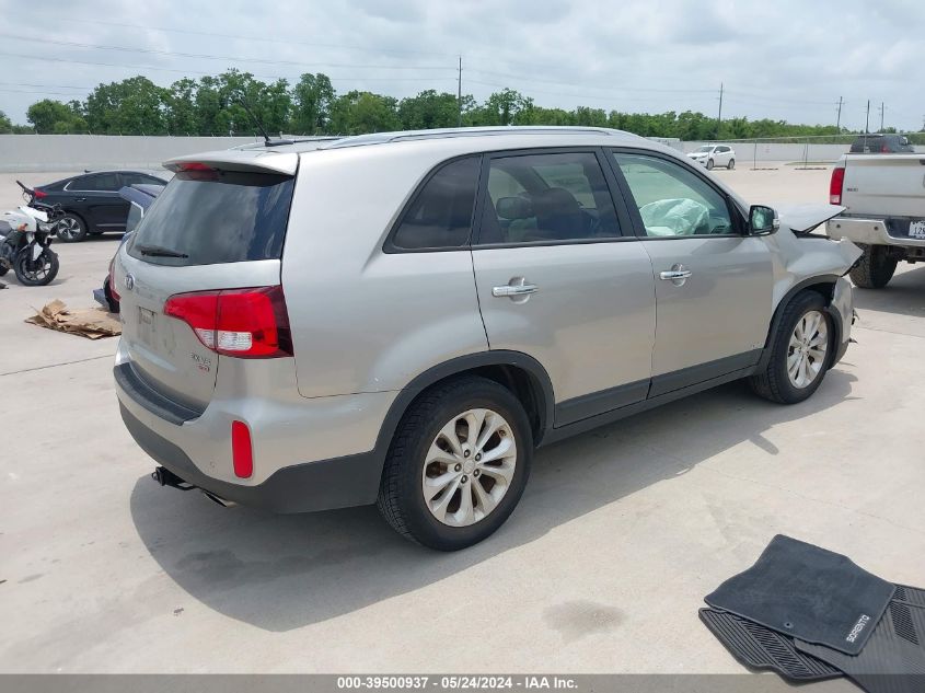 2014 Kia Sorento Ex V6 VIN: 5XYKUDA77EG543718 Lot: 39500937