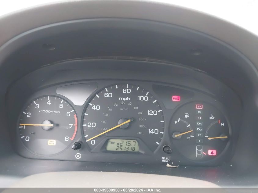 2001 Honda Accord 3.0 Ex VIN: 1HGCG16551A062203 Lot: 39500950