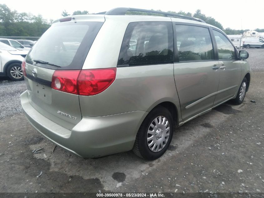 2010 Toyota Sienna Ce VIN: 5TDKK4CC7AS330975 Lot: 39500978