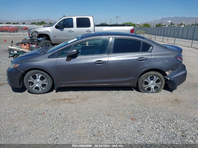 2014 Honda Civic Hybrid VIN: 19XFB4F36EE201042 Lot: 39500986