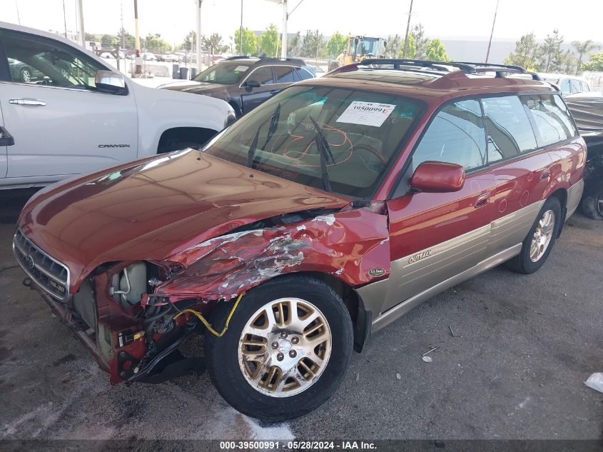 2002 Subaru Legacy Outback H6 3.0 Ll Bean VIN: 4S3BH806427640243 Lot: 39500991