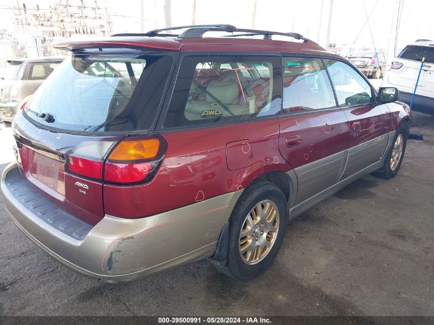 2002 Subaru Legacy Outback H6 3.0 Ll Bean VIN: 4S3BH806427640243 Lot: 39500991