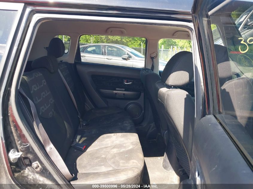 2013 Kia Soul + VIN: KNDJT2A69D7596619 Lot: 39500996