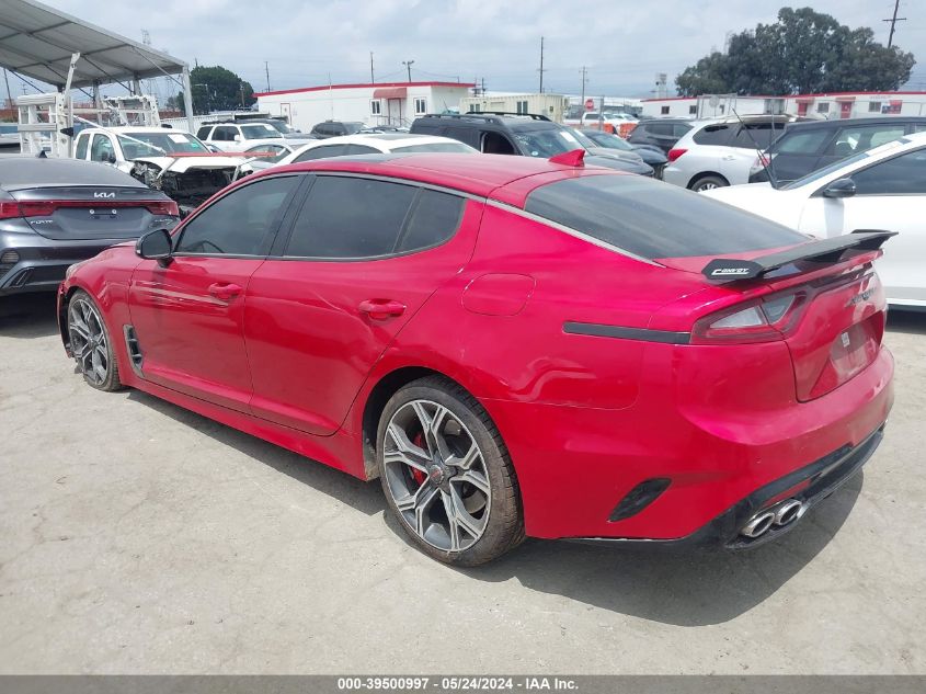 2018 Kia Stinger Gt2 VIN: KNAE55LC3J6032012 Lot: 39500997