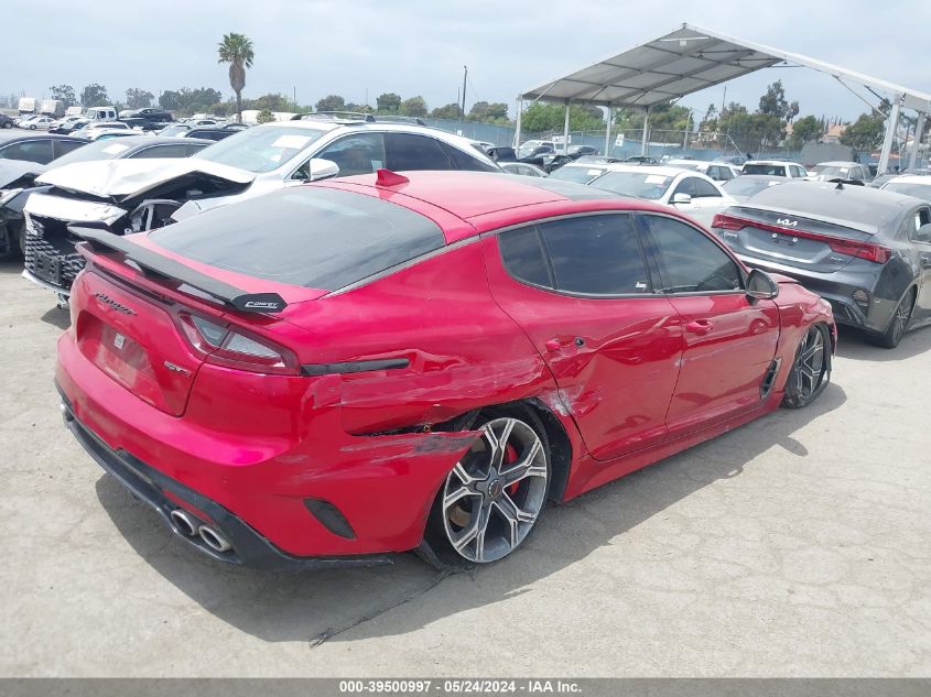 2018 Kia Stinger Gt2 VIN: KNAE55LC3J6032012 Lot: 39500997