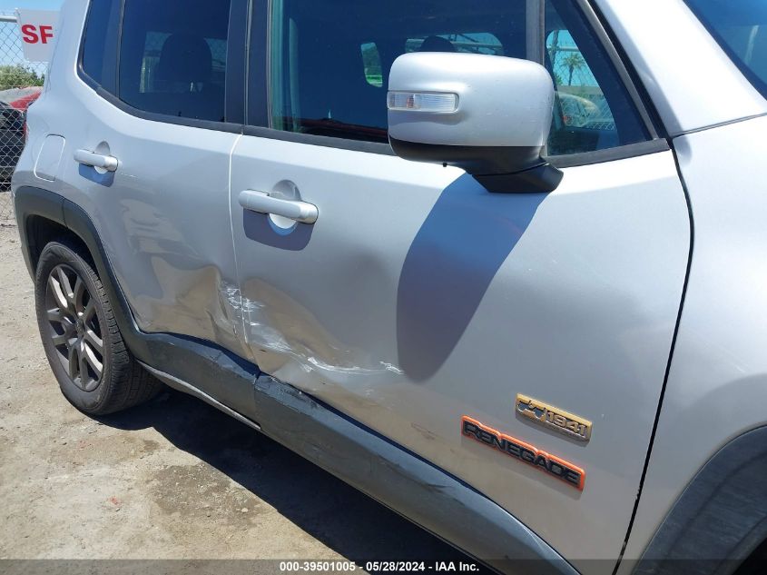 2016 JEEP RENEGADE 75TH ANNIVERSARY - ZACCJABW7GPE02989