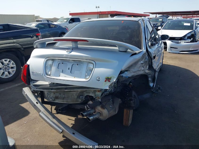 2005 Nissan Sentra Se-R VIN: 3N1AB51D05L471298 Lot: 39501006