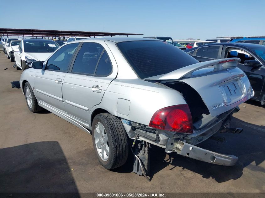 2005 Nissan Sentra Se-R VIN: 3N1AB51D05L471298 Lot: 39501006