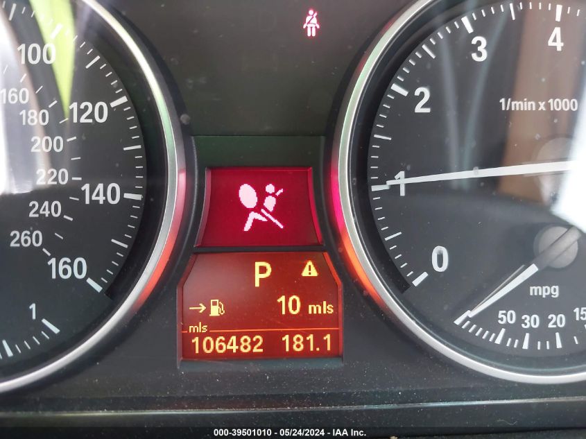 2010 BMW 328I VIN: WBAUT9C50AA191318 Lot: 39501010