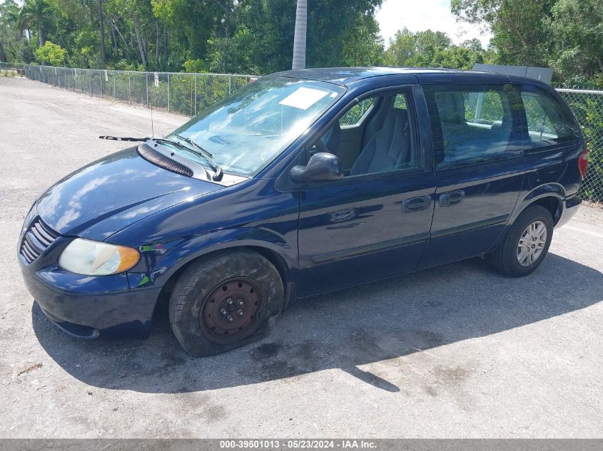 2005 Dodge Caravan Se VIN: 1D4GP25B75B154879 Lot: 39501013