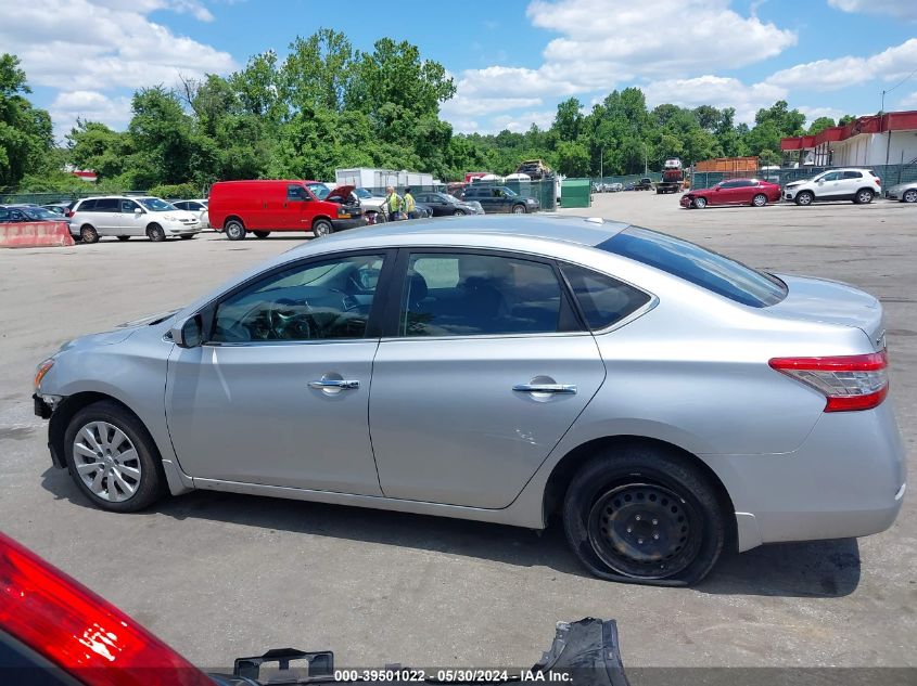 2015 Nissan Sentra Sv VIN: 3N1AB7AP7FY367014 Lot: 39501022